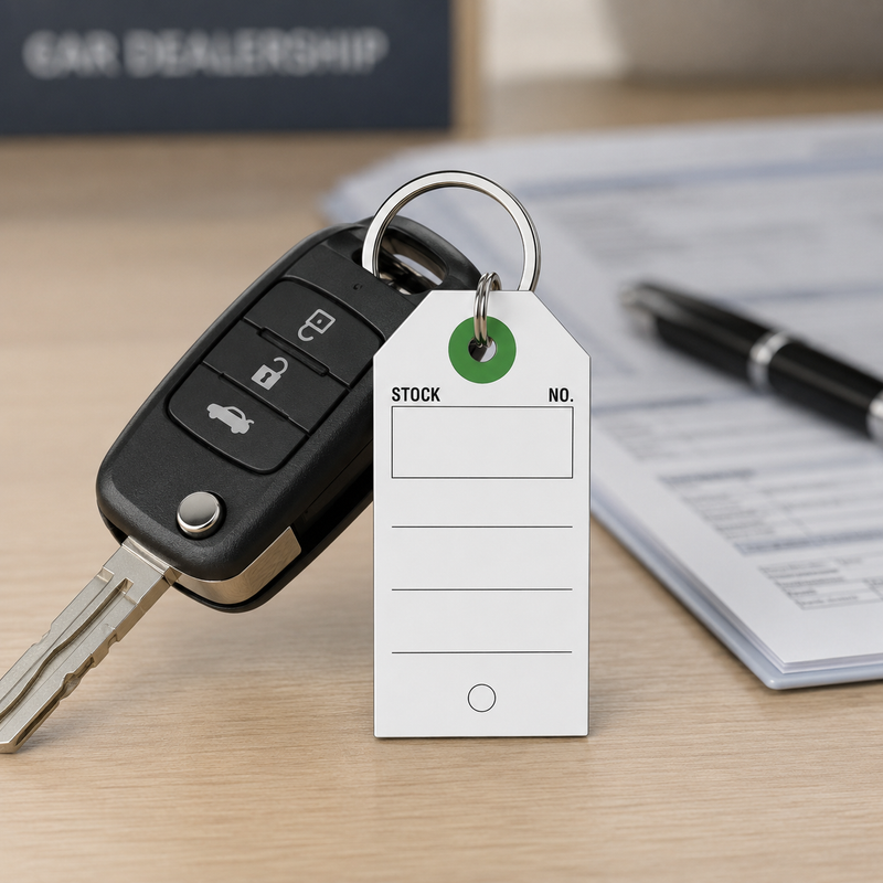 White-Ruled Paper Key Tags（250 per box）
