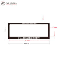 Custom Number Plate Frames for Australian Dealerships