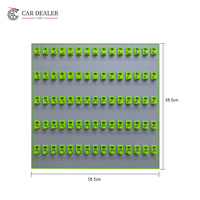 75 Hook Green Wall Mounted Key Holder Board