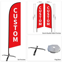 Auto Tire Sale Feather Advertising Flags