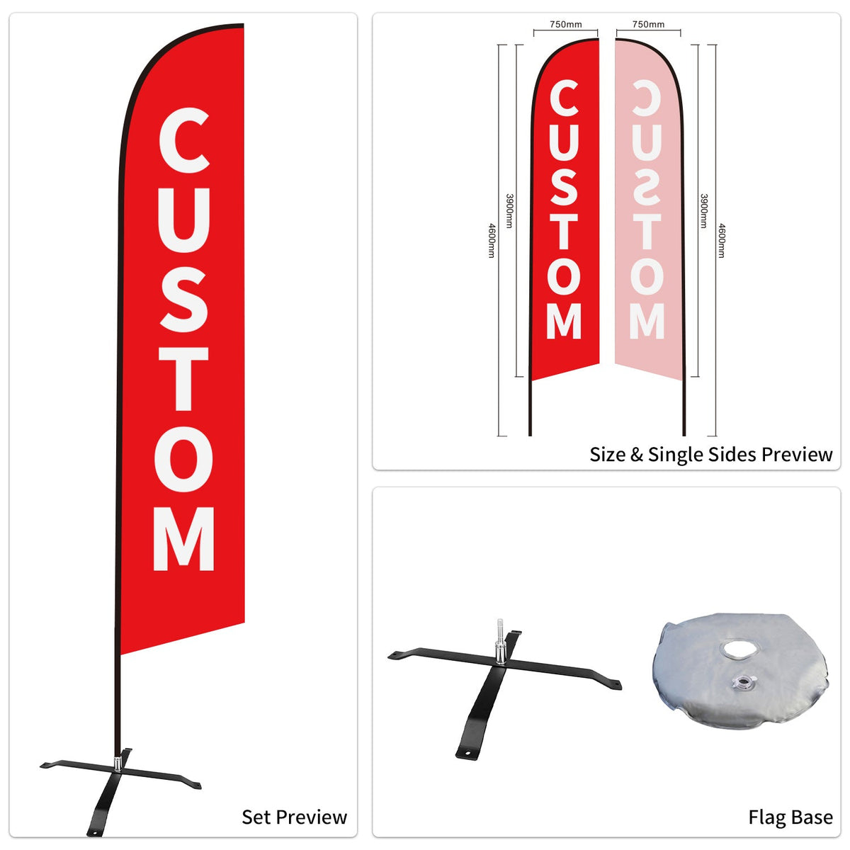 Car Dealer Advertising Swooper Flags