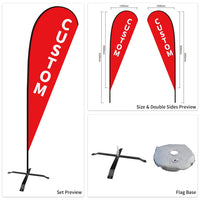 Custom Branded Teardrop Flags Australia