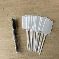 Reusable Plastic Label Tags – Waterproof Tie-On Tags