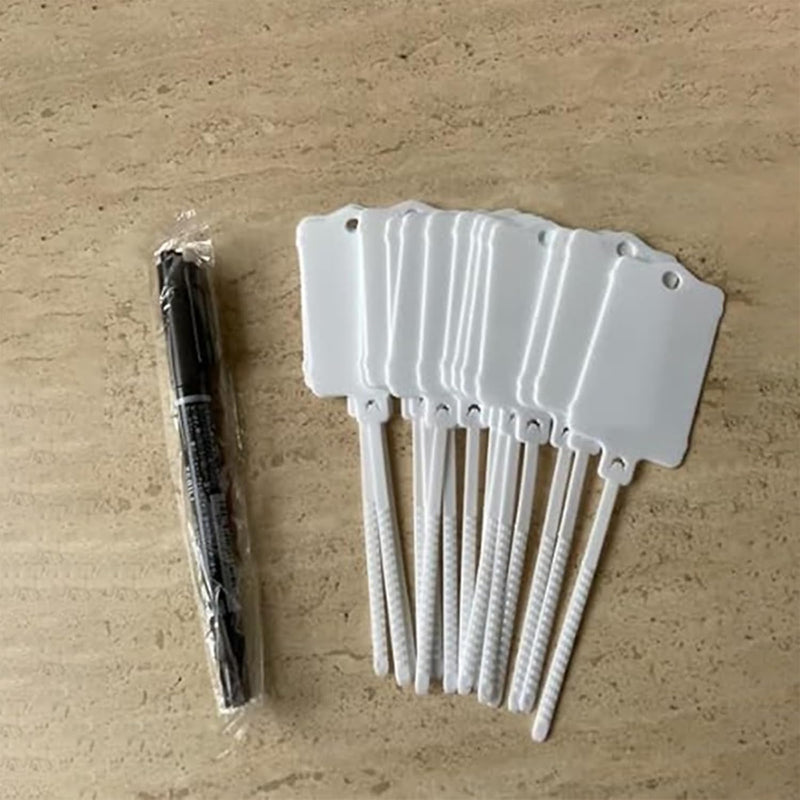 Reusable Plastic Label Tags – Waterproof Tie-On Tags