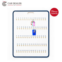 75-Hook Wooden Vehicle Key Board for Dealerships & Workshops