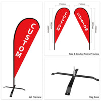 Custom Branded Teardrop Flags Australia