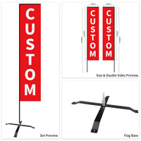 Custom Branded Flat Top Flags