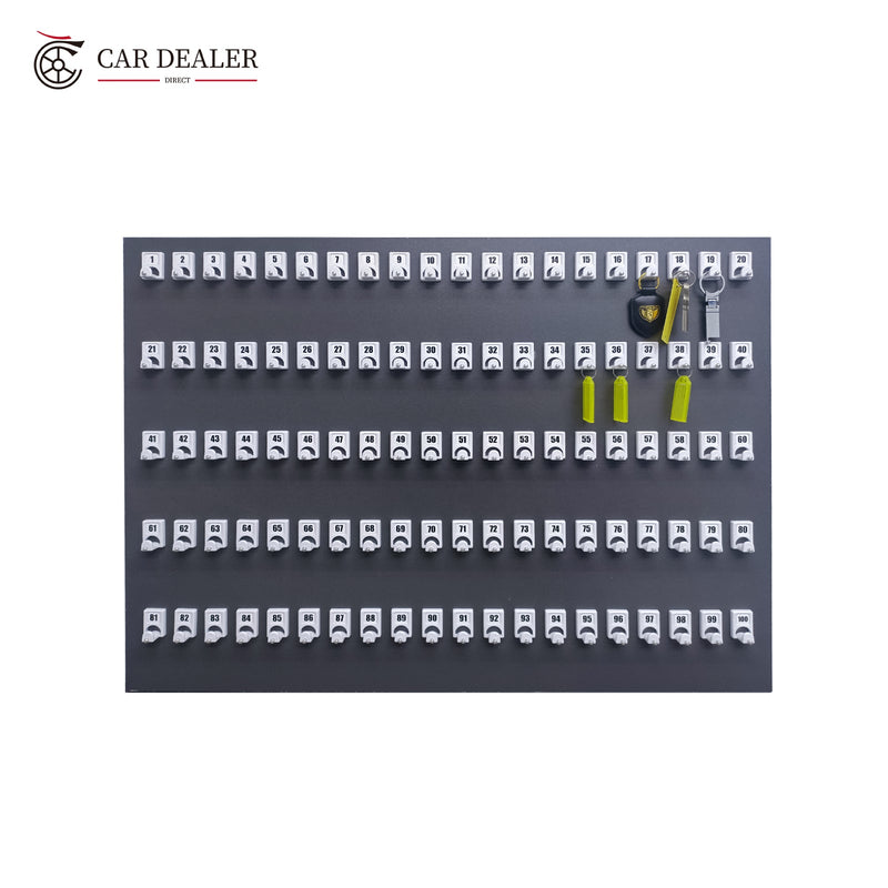 100 Position Key Holder Rack for Dealership Key Management