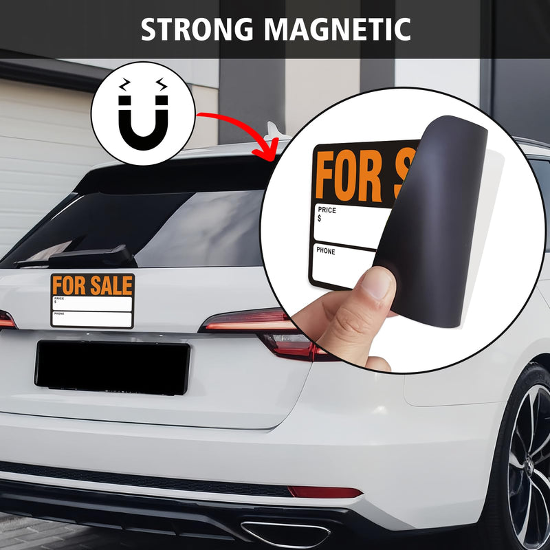 Magnetic For Sale Car Vehicles Sign