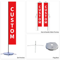 Custom Branded Flat Top Flags