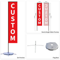 Custom Branded Flat Top Flags