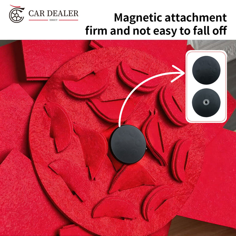 Magnetic Car Delivery Bow for Vehicle Handovers