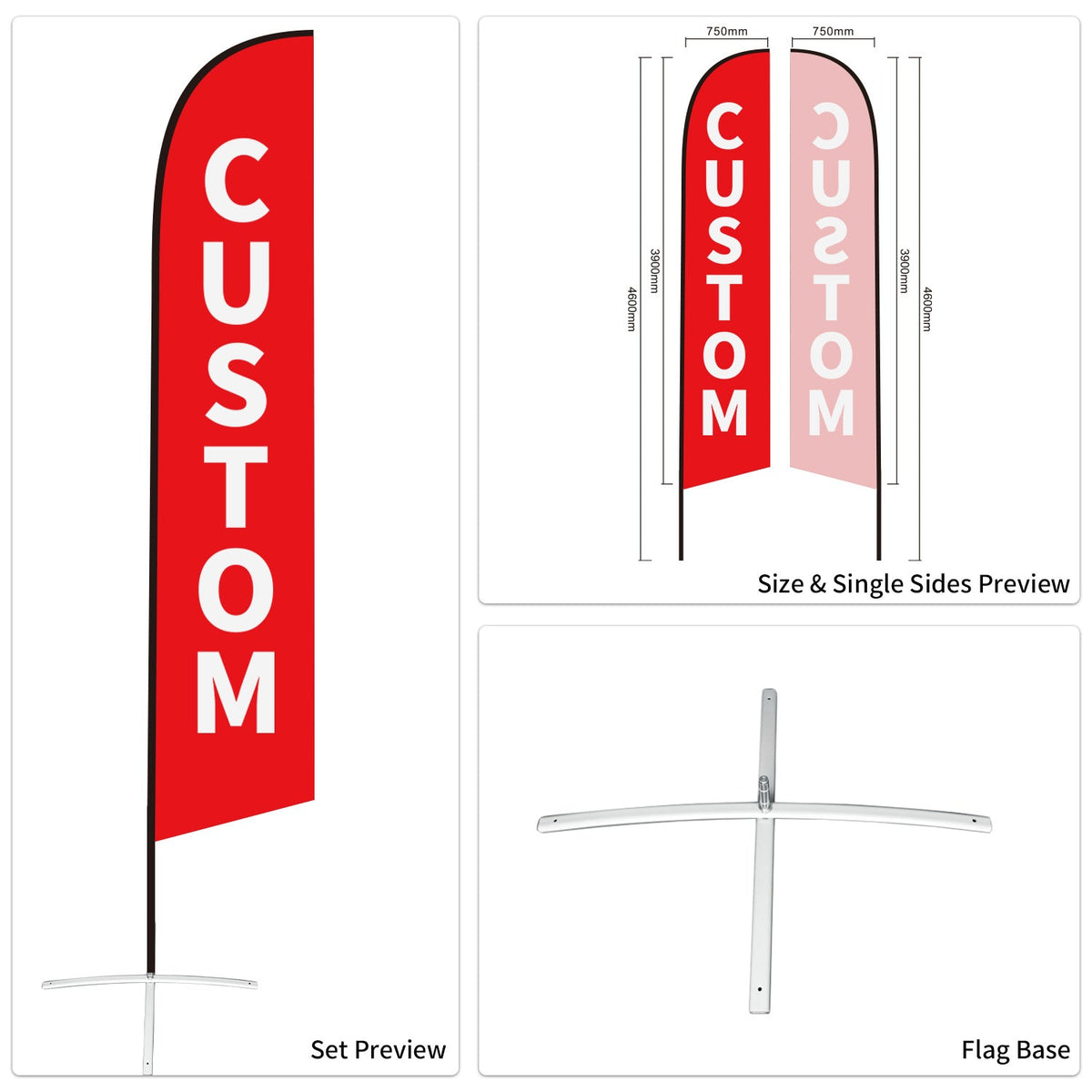 Car Dealer Advertising Swooper Flags