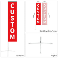 Custom Branded Flat Top Flags