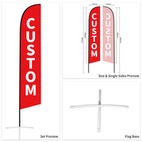 Trucks Dealership Promotion Feather Flag