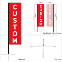 Custom Branded Flat Top Flags