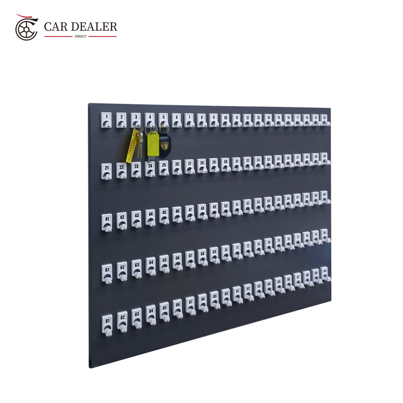 100 Position Key Holder Rack for Dealership Key Management