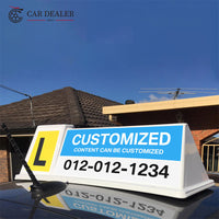 L72 I Custom Magnetic Car Roof Advertising Sign Australia