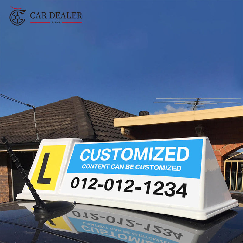 L72 I Custom Magnetic Car Roof Advertising Sign Australia