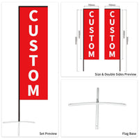 Custom Branded Flat Top Flags