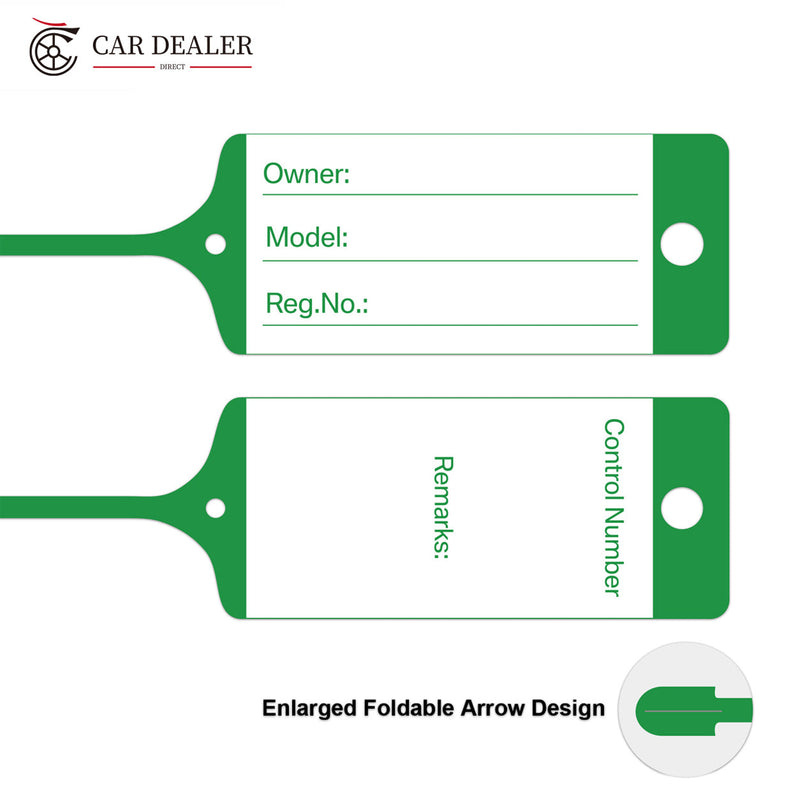Auto Repair Car Dealer Plastic Key Tags