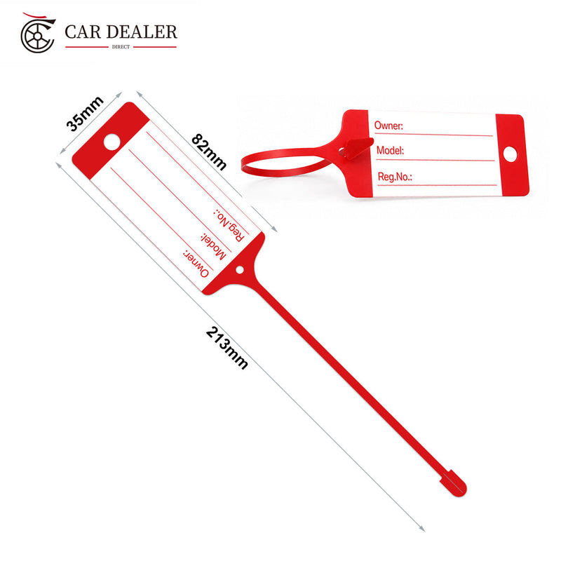 Auto Repair Car Dealer Plastic Key Tags