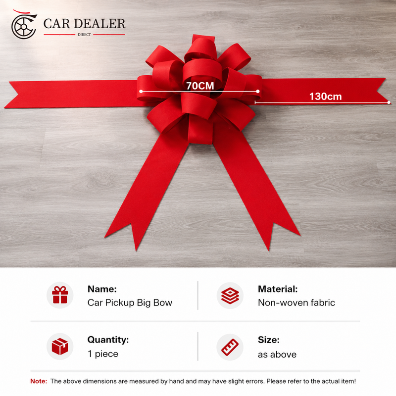 Classic Vehicle Delivery Gift Set – Car Handover Bow, Balloon Stand Kit