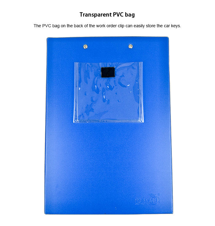 Auto Dealer Metal Order Clipboard With Key Bag