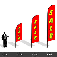 Caravans Advertising Feather Flags