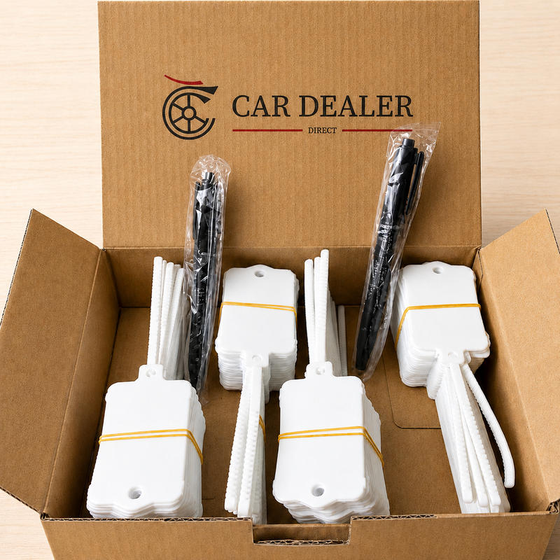 Reusable Plastic Label Tags – Waterproof Tie-On Tags