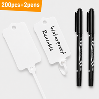 Reusable Plastic Label Tags – Waterproof Tie-On Tags