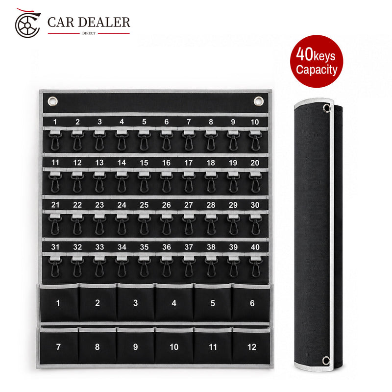 Rollable Key Case Organizer With Pocket
