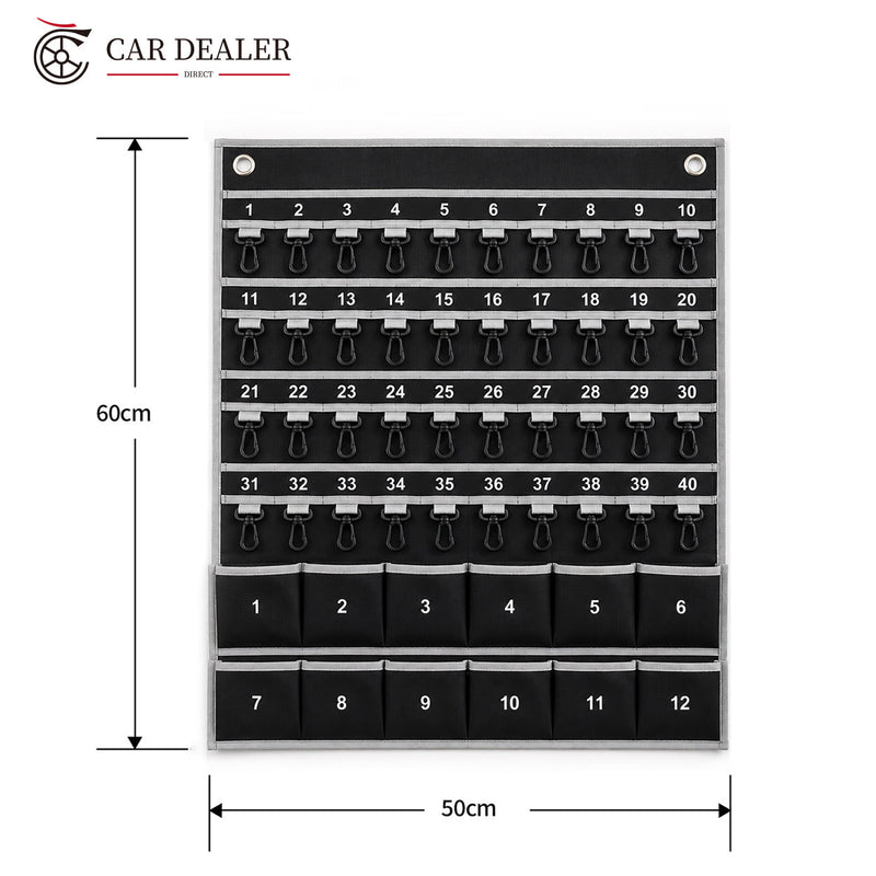 Rollable Key Case Organizer With Pocket