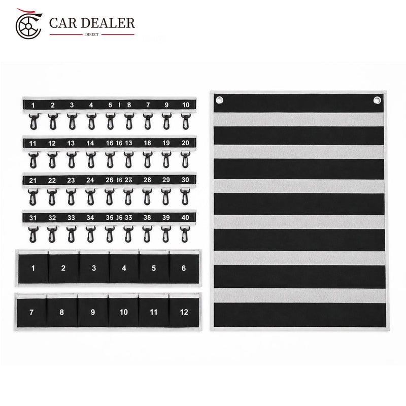 Rollable Key Case Organizer With Pocket