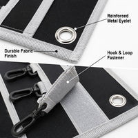 Rollable Key Case Organizer With Pocket