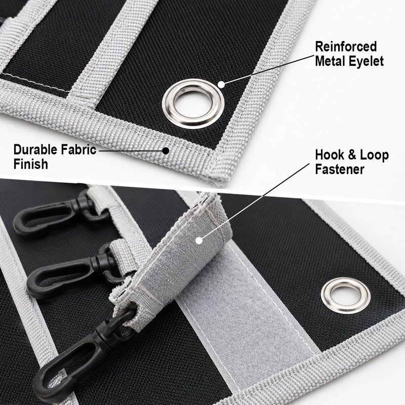 Rollable Key Case Organizer With Pocket