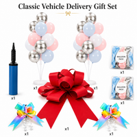 Classic Vehicle Delivery Gift Set – Car Handover Bow, Balloon Stand Kit