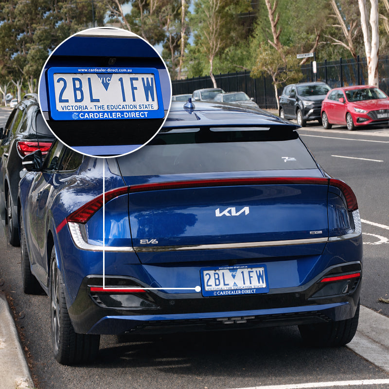 Custom Number Plate Frames for Australian Dealerships