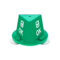 Auto Workshop Magnetic Service Control Caps Green Ok
