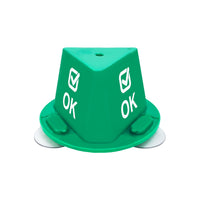 Auto Workshop Magnetic Service Control Caps Green Ok