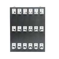 18 Hook Wall Mounted Key Rack Board