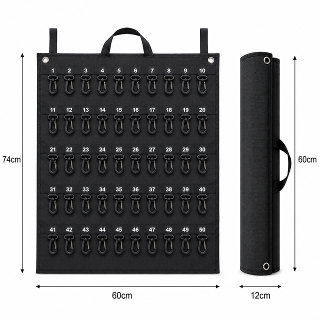 50 Hook Rollable Key Case for AU Dealers