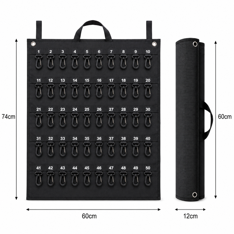 50 Hook Rollable Key Case for AU Dealers