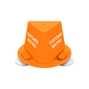 Car Roof Hat Supplier Orange Customer Waiting