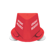 Car Roof Sign Red Urgent Request