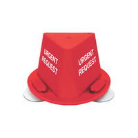 Car Roof Sign Red Urgent Request