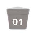 Car Top Number Hat Grey 01