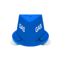 Car Topper Magnetic Number Blue Gas