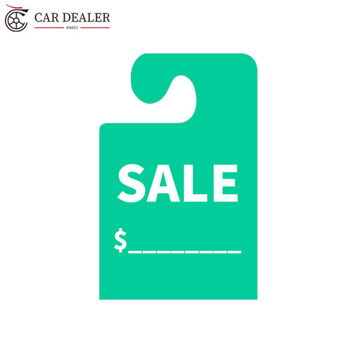 Custom Sale Mirror Hang Tags
