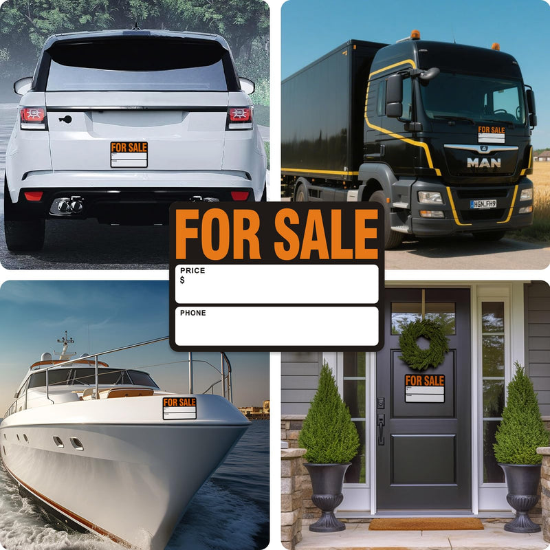 Magnetic For Sale Car Vehicles Sign